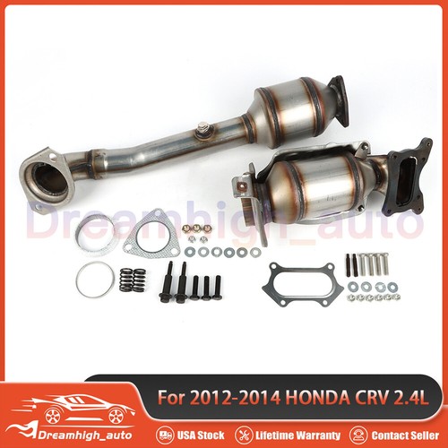 Catalytic Converter Fit set For Honda CRV CRV 2.4L 20122014 4Cyl