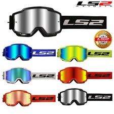 LS2 CHARGER ENDURO MOTOCROSS GOGGLES MOTORCYCLE ATV QUAD DIRTBIKE IRIDIUM VISOR