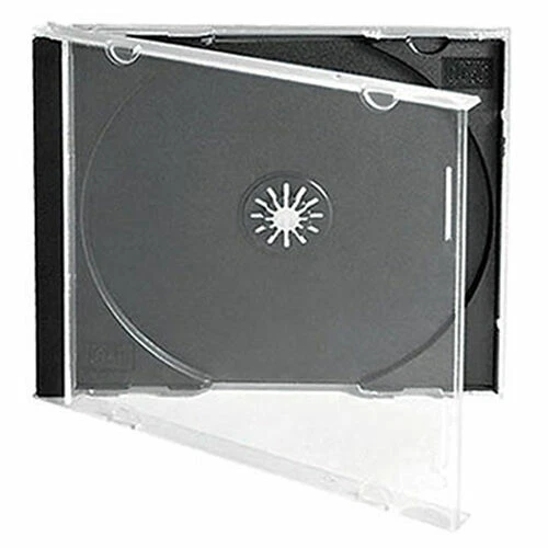 Blank Media Jewel Case: Standards CD, DVD & Blu-ray Discs