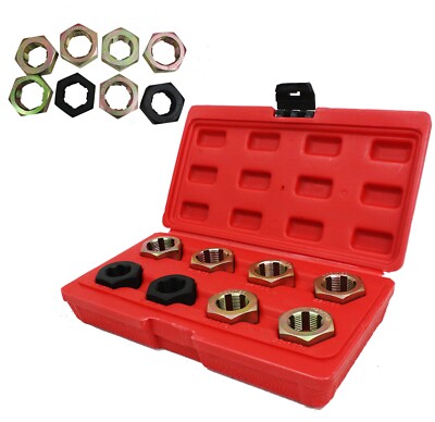 8pc UNEF Axle Spindle Rethreading Tool Repair/Cleaning Threading Tools