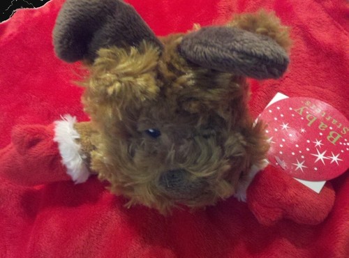BABY STARTERS Reindeer Plush Lovey Christmas Holiday Security Blanket NWT Moose - Picture 4 of 4
