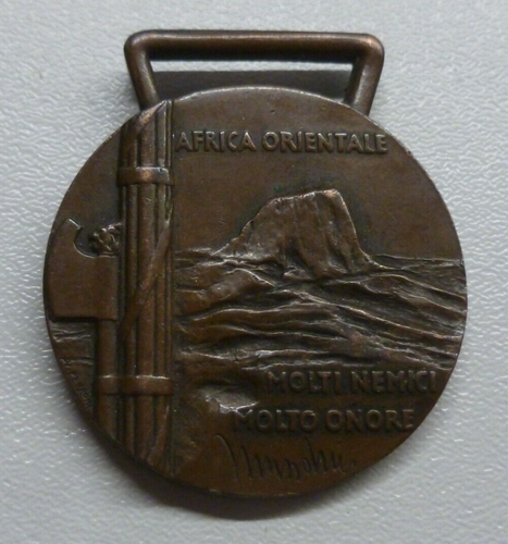 ITALY Commemorative Medal for Operations in East Africa 1935-36 Italo-Ethiopian - Picture 2 of 3