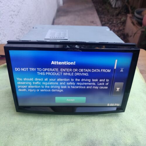 Alpine X009 9"Double Din (#S40812834) As Is Sell, Please Read Description. - Picture 1 of 9