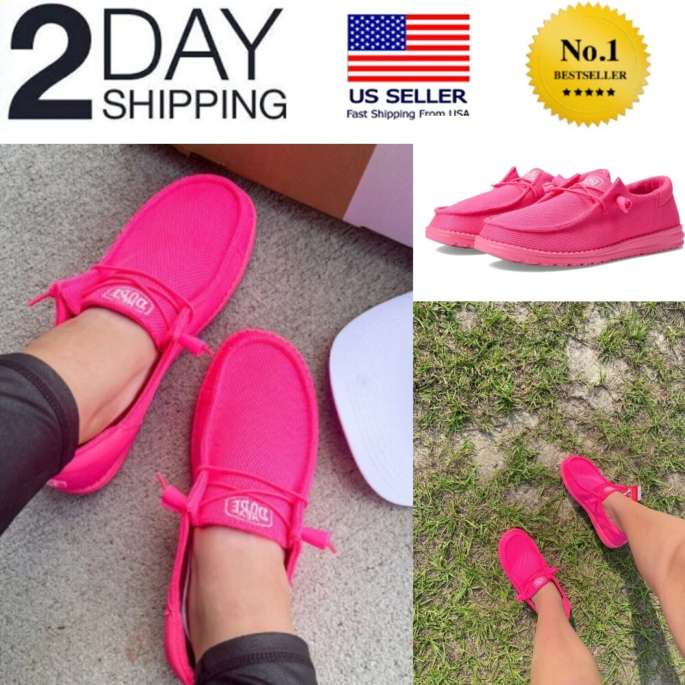 Pink casual hotsell shoes
