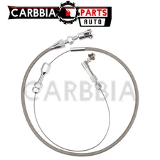 Accelerator 24inch Stainless Steel Throttle Cable Braided Universal For Ford 302