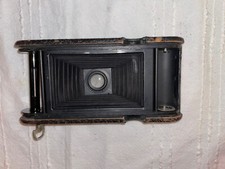 Antique Kodak Jr No 1A Folding Pocket Bellows Camera Autographic A116 Anastigmat