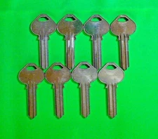 CORBIN RUSSWIN ORIGINAL KEY BLANKS   H61   6 PIN, LOT OF (8),  LOCKSMITH,NO LOGO