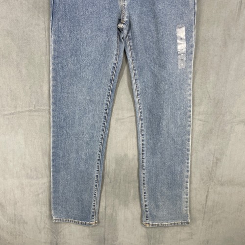 GAP Denim Jeans Kids 16 Blue Medium Washed Stretch Straight Leg Cotton Blend - Picture 2 of 14