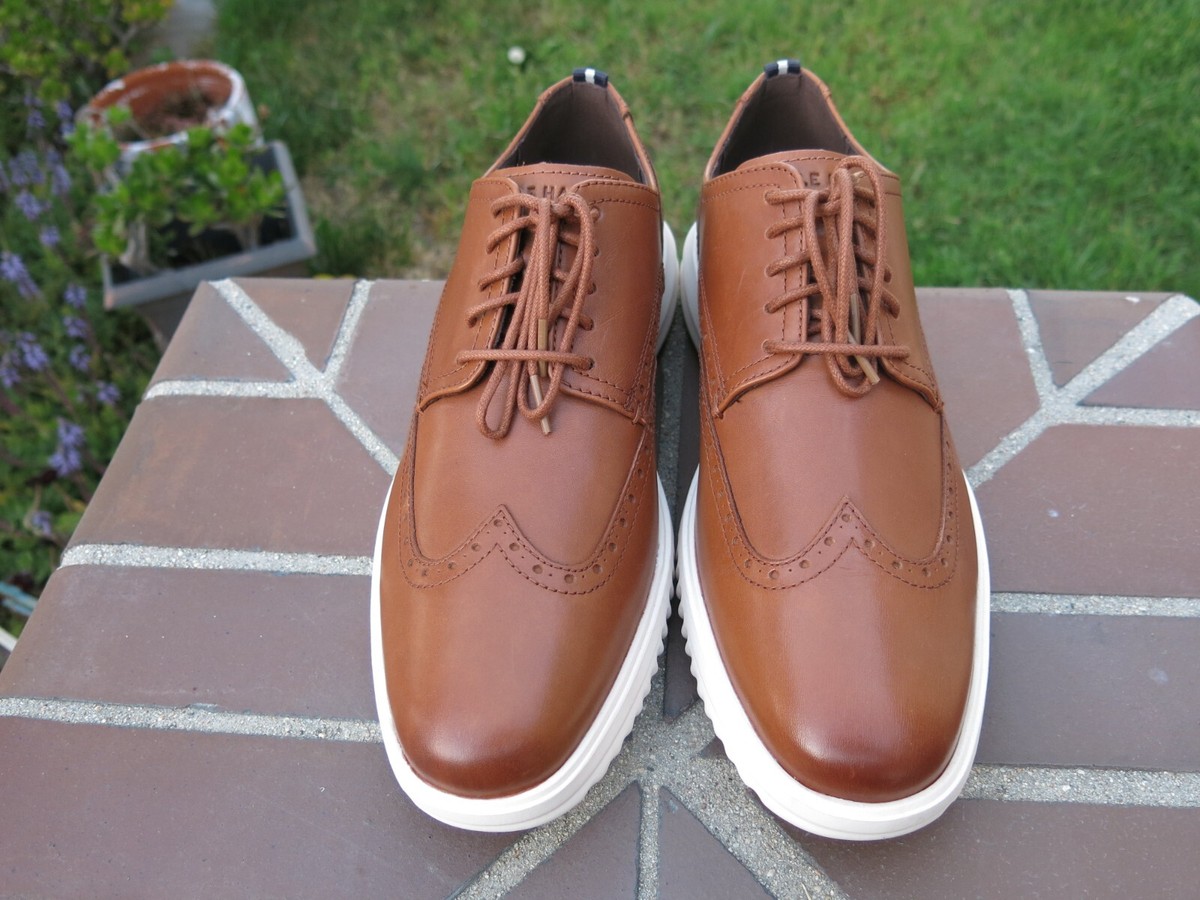 COLE HAAN C10697 Brown Leather
Casual Laced Up Dress Oxfords
Shoes Mens 9M Brown Cole Haan Dress Shoes | Men main image 3