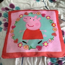 Peppa Pig Kissen rot weich super Zustand Mädchen Jungen offizielles Kinderzimmer