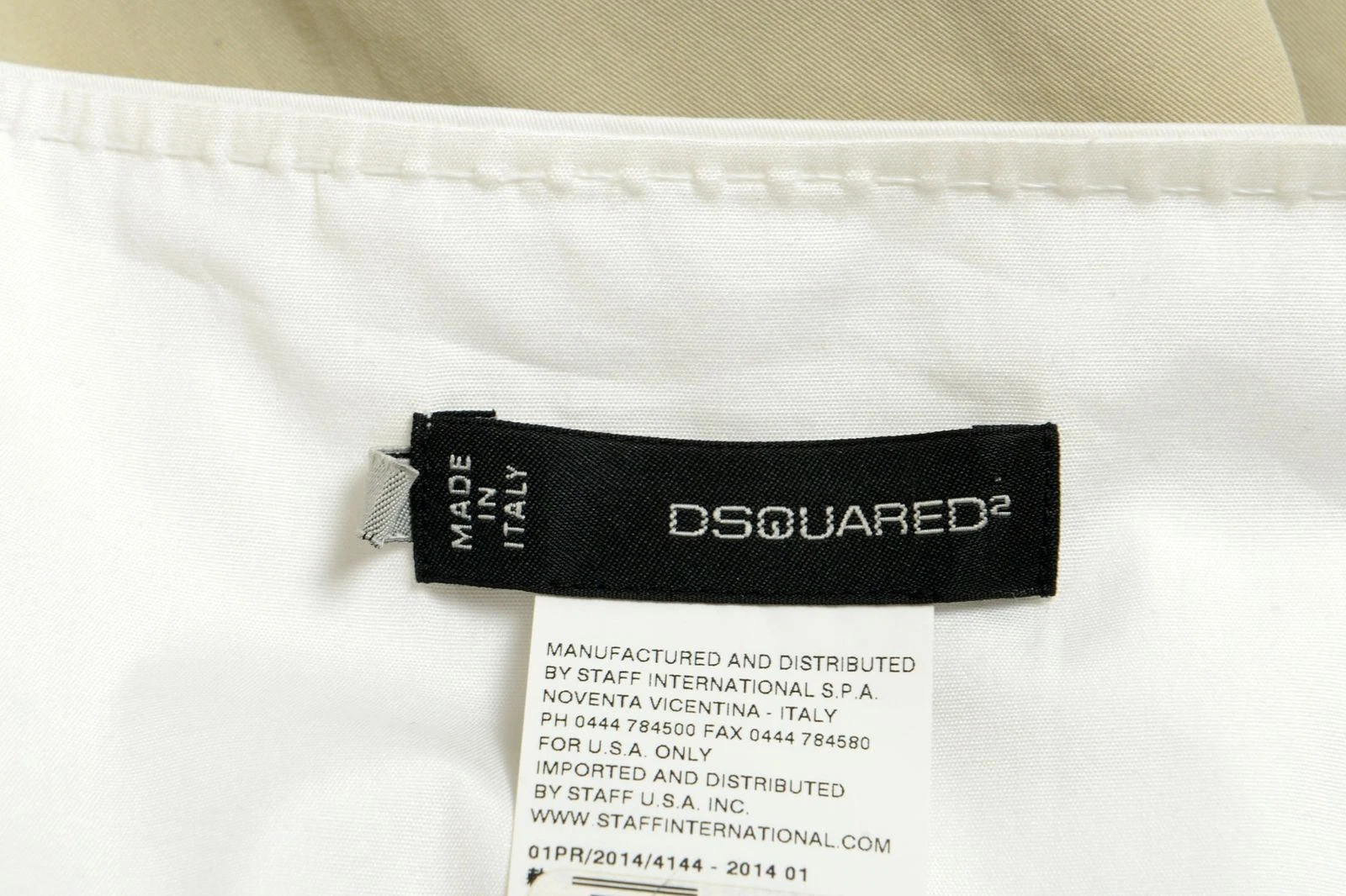 Dsquared2 abito tubino donna multicolore senza maniche US XL IT 46