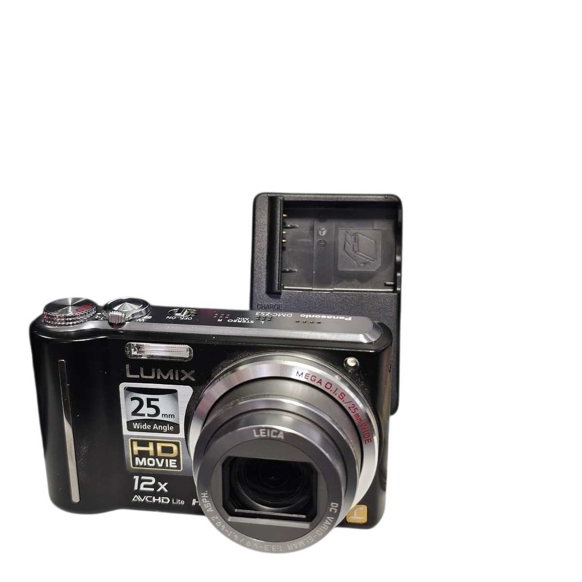 Panasonic LUMIX DMC-ZS3/DMC-TZ7 10.1MP Digital Camera - Black