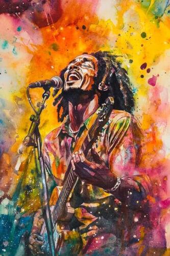 Bob Marley NEW Wall Art Poster 11 X 17 FREE SHIPPING USA only !