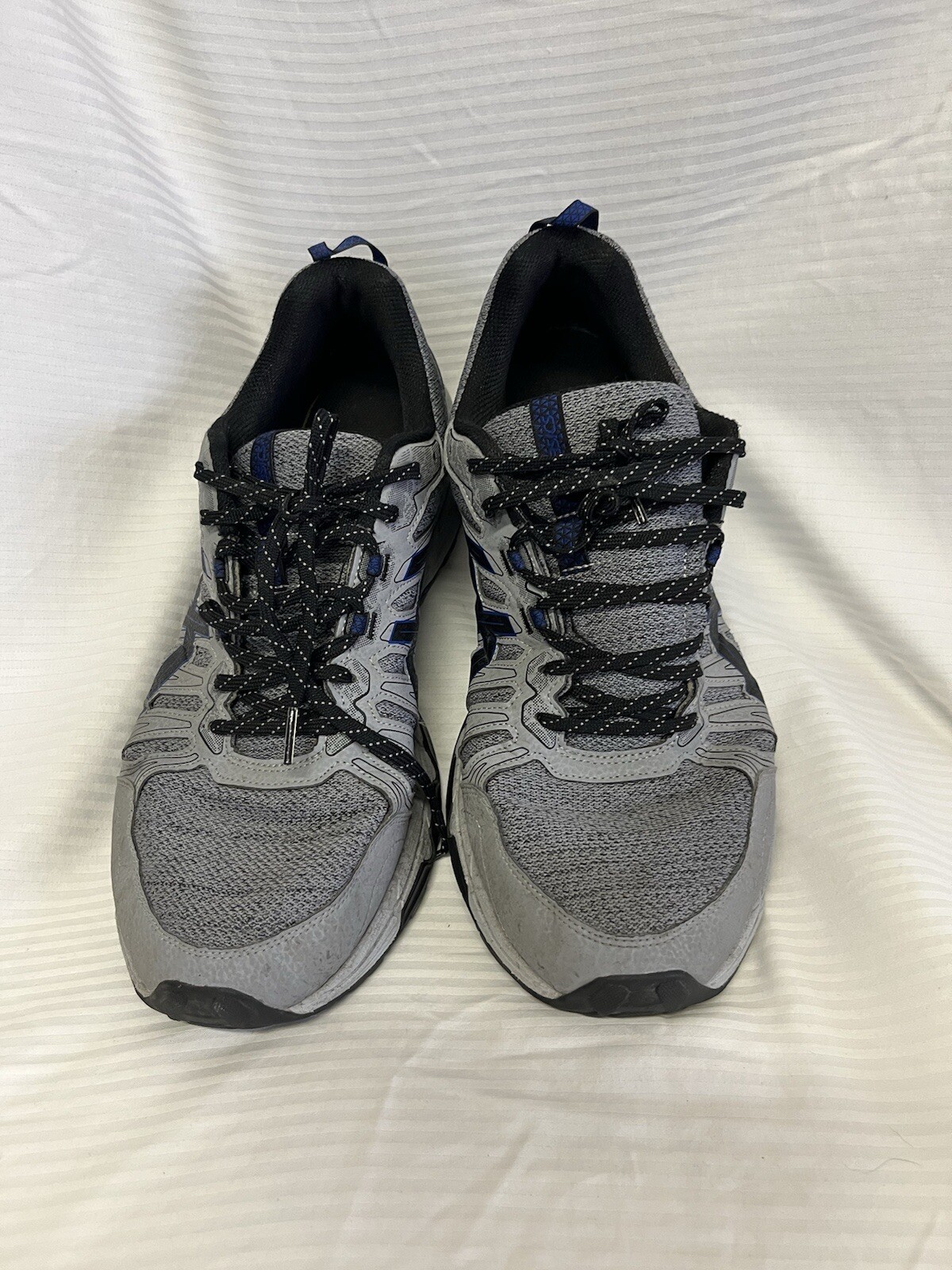 Men’s Asics gel venture seven gray with blue athletic sneakers size 14