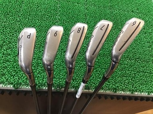 TaylorMade SIM MAX OS Iron Set / 6-PW / Flex Regular TENSEI Blue TM60 Excellent - Picture 4 of 10