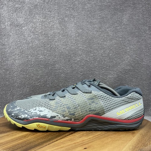 Merrell Trail Glove 5 Barefoot 2 Hiking Running Shoes Gray Mens Size 11.5 Vibram - Picture 3 of 9