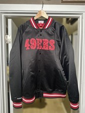 Mitchell & Ness 49ers Mens Throwback Jacket X...