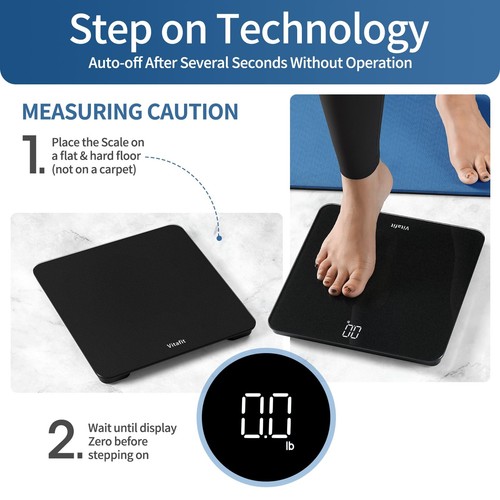 Digital Bathroom Scale for Body Weight, Weighing Professional Since 2001, Cle... - Picture 6 of 8