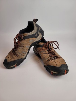 Men's Merrell Crosslander Vent Brown Low Hiking Shoes Size 12  #J362583C