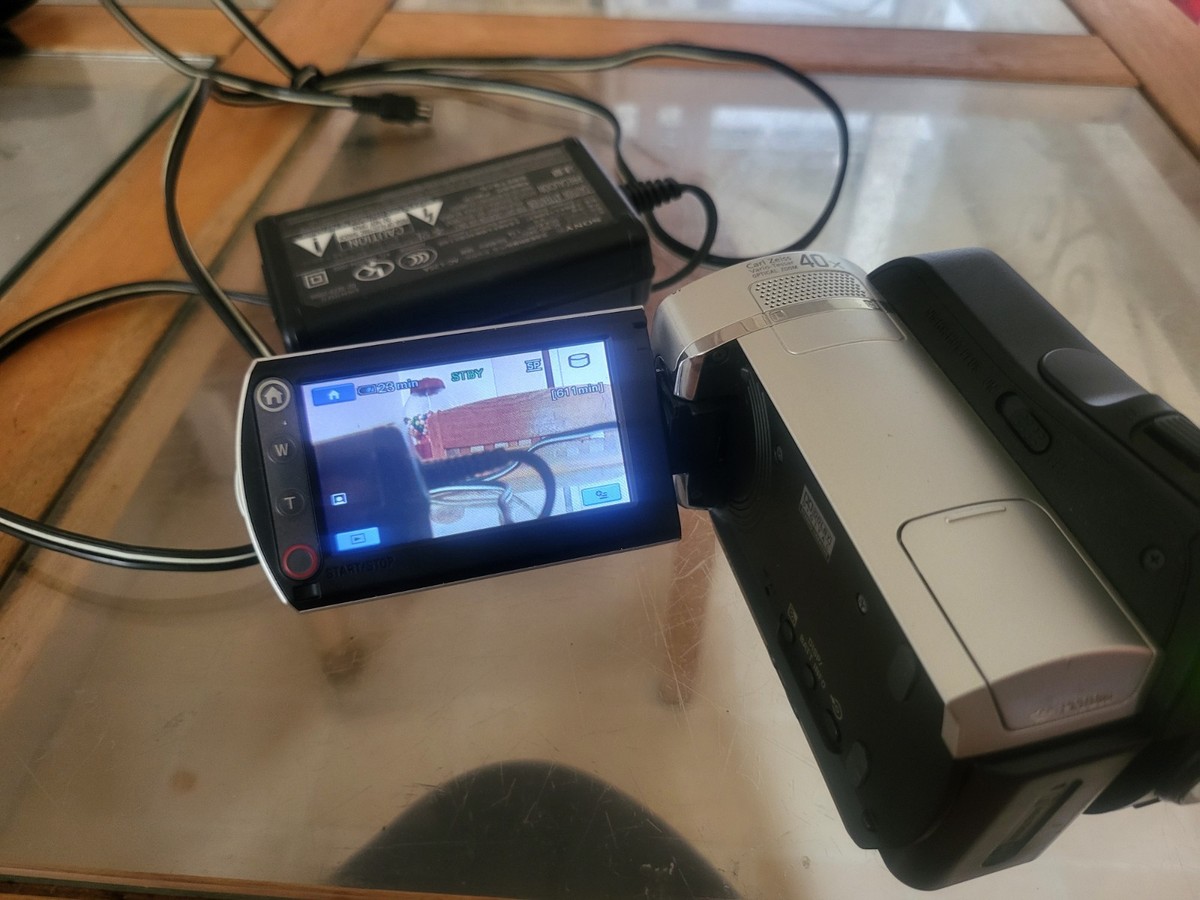 Sony DCR-SR45 30 GB Camcorder - Black/Silver for sale online