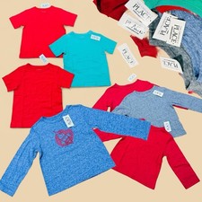 The Children  s Place Long / Short Sleeve Wholesale T-Shirt Lot Bundle NEW 77