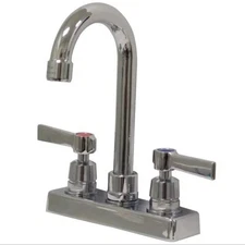 Advance Tabco K-52 3.5" Gooseneck Faucet Deck Mount w/ 4" Center NO LEAD