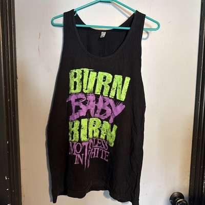 Motionless In White L Tank Top Burn Baby Burn Creatures Warped Tour Band Merch