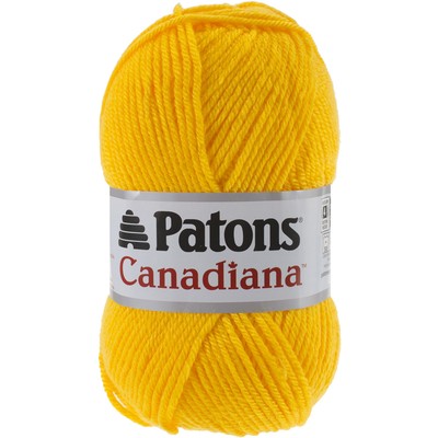 Patons Canadiana Garn Solids-Tweet Yellow 244510-10622