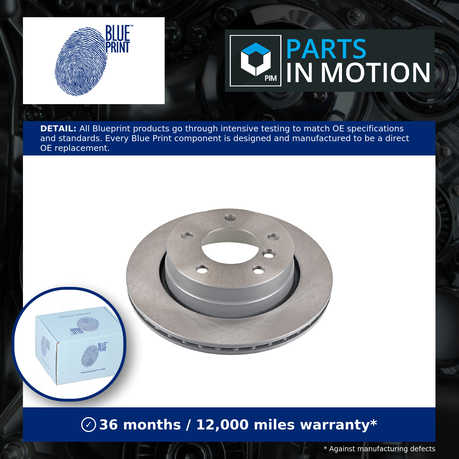 2x Brake Discs Pair Vented fits BMW 316 E46 1.6 Rear 00 to 06 N45B16A 276mm Set - Image 12