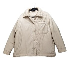 Pull&Bear Jacket Mens Small Tan Retro Style B...
