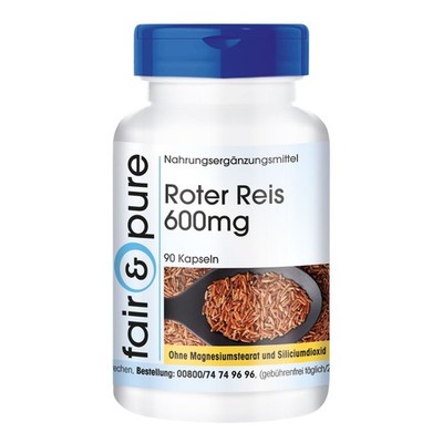Roter Reis 600mg fermentiert | fair-pure