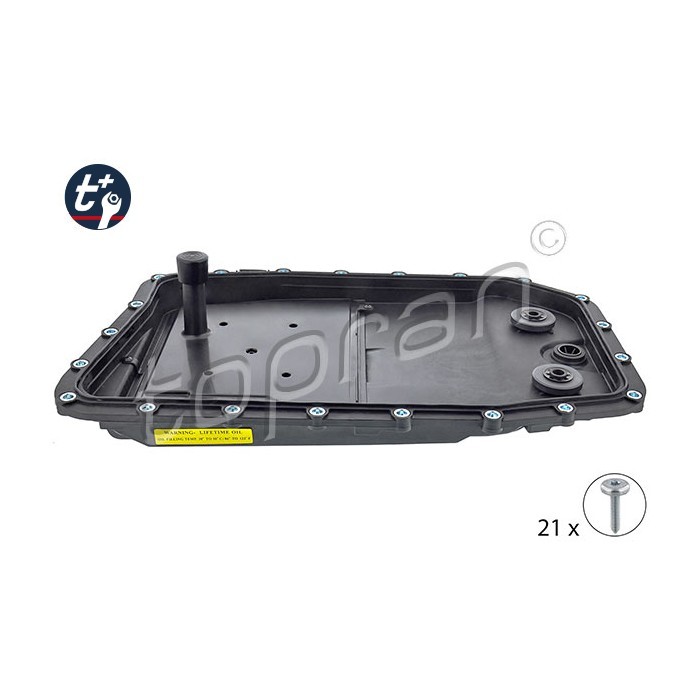 Carter d'huile de transmission robuste pour Land Rover Range Rover III finition acier