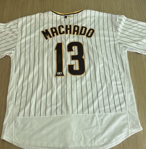 MANNY MACHADO SIGNED SAN DIEGO PADRES JERSEY BECKETT BAS 2 - Picture 3 of 4