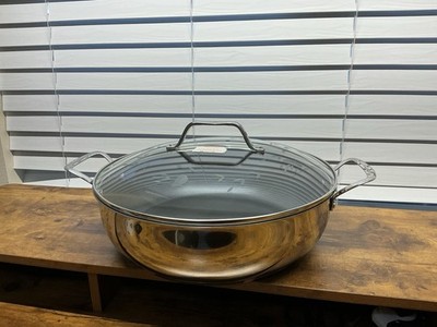princess house Culinario  stainless steel 8.75QT Casserole Induction Ready W2212
