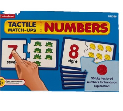 Lakeshore Learning Tactile Number Match Up Puzzzles 1-30