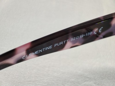 Rachel Zoe Clementine Sunglasses Women Purple Marbled 