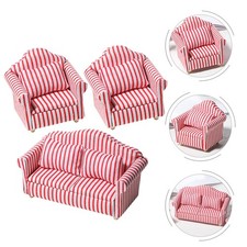  3 Pcs Mobili Per Case Delle Bambole Casa Mini Poltrona Miniatura