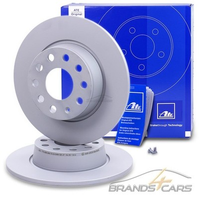 ATE 2x BREMSSCHEIBE HINTEN FÜR VW GOLF 6 7 8 SCIROCCO 3 JETTA 4 TOURAN 1T T-ROC