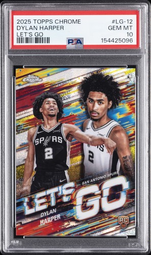 2025 Topps Chrome Dylan Harper Base (PSA 10)