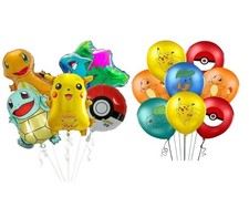 Pokémon Balloons picacho theme age foil latex kids birthday party decorations