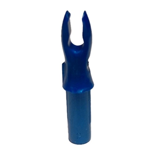 100 Count Bohning X 5mm Arrow A Nocks: Satin Blue: 7 Grain: .204 ID - Picture 2 of 3