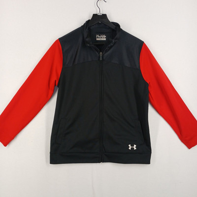 Under Armor All Season Athletic 1/4 Zip Pullover Youth XL Pre-owned 