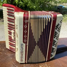 Borteli “Martha” Accordion - Red Beige - As Is