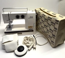 VINTAGE Elna Lotus Elnita Air Electronic ZZ Sewing Machine Made in Switzerland