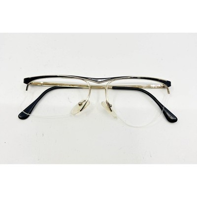 Givenchy 4190 BLK 145 Women's Eyeglasses Frame Gold Black Rimless 56-16