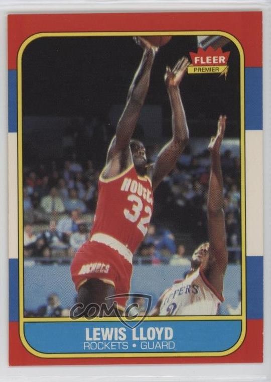 1986-87 Fleer Lewis Lloyd #65 0d08