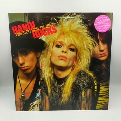 Hanoi Rocks Two Steps From The Move Vinyl LP Schallplatte OIS 1984 inkl. Booklet
