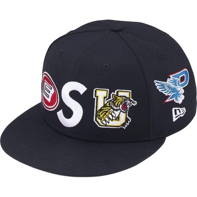 Supreme SS26 Mascots S Logo New Era Baseball Cap Hat Navy Blue