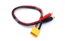 MT Racing XT90 to Banana Plug 12" Charge Lead MTR1003
