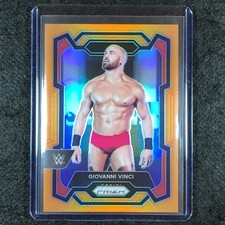2024 Prizm WWE GIOVANNI VINCI Base Vertical Orange 40/99 #144